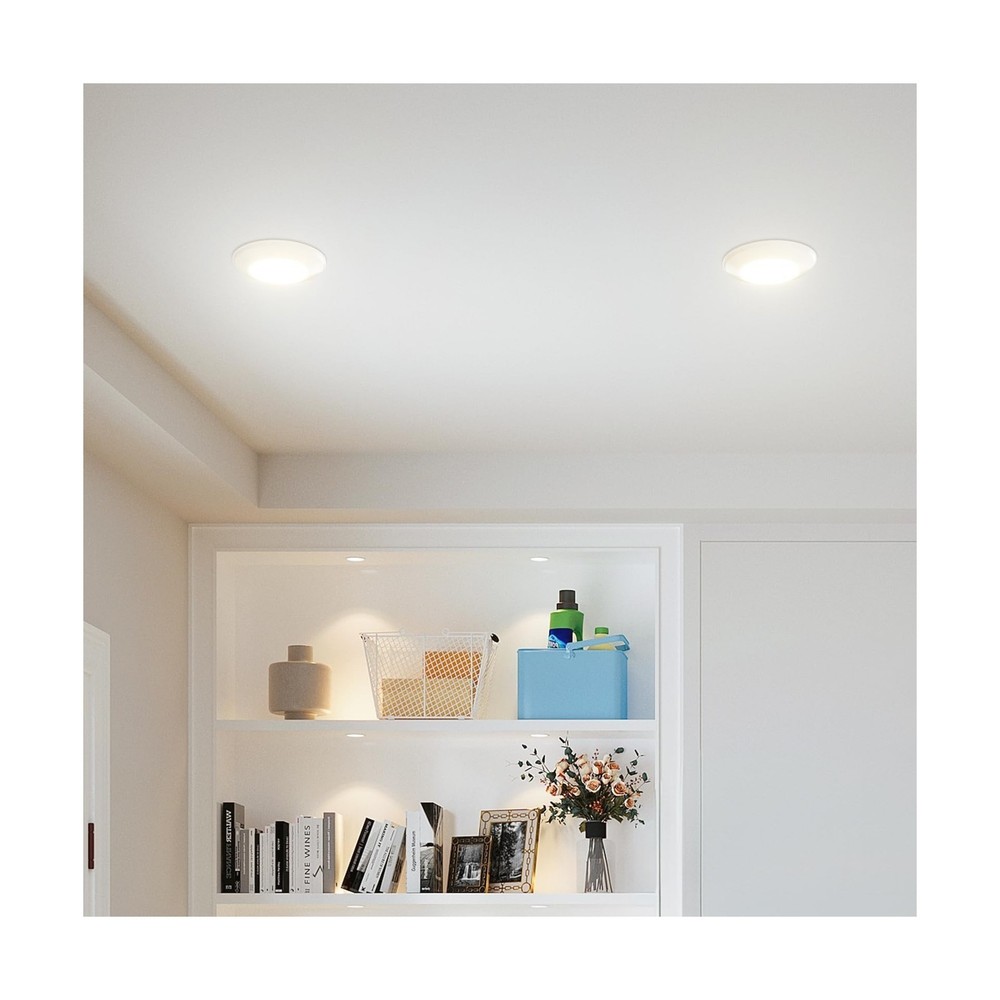 Amico 24 Pack 5/6 Inch LED Disk Lights, Dimmable Flush Mount Ceiling Disc Lig...