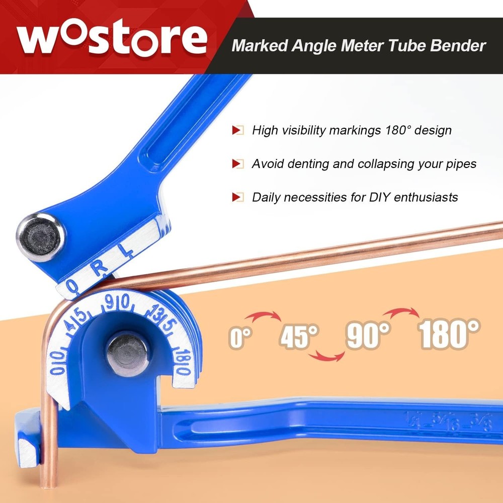 Professional 3-in-1 Tubing Bender - Adjustable & User-Friendly for DIY Projects