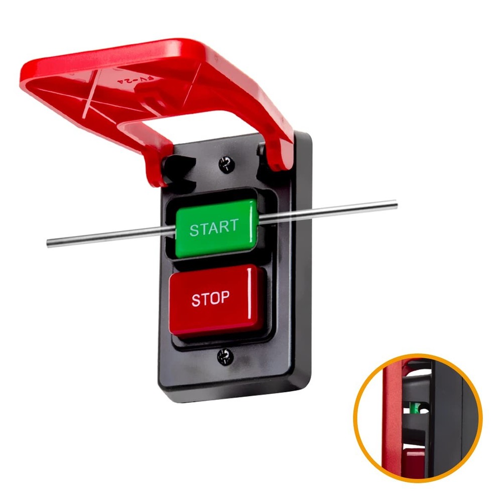 Dual Voltage Paddle Switch, 28A, Fits Table Saw, Router, Drill, Bandsaw