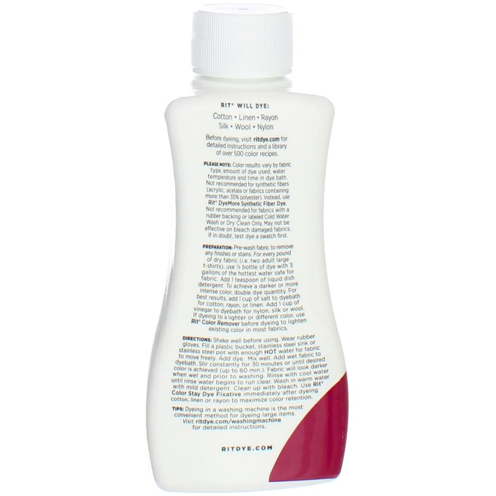 Rit All-Purpose Liquid Dye, Wine, 8 fl oz