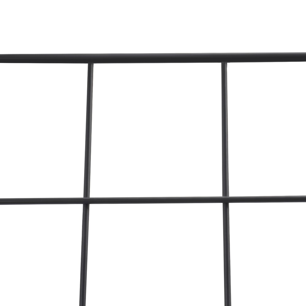 Wire Grid Panel Tower Triangle Display Stand Black Display Rack Corner Shelf