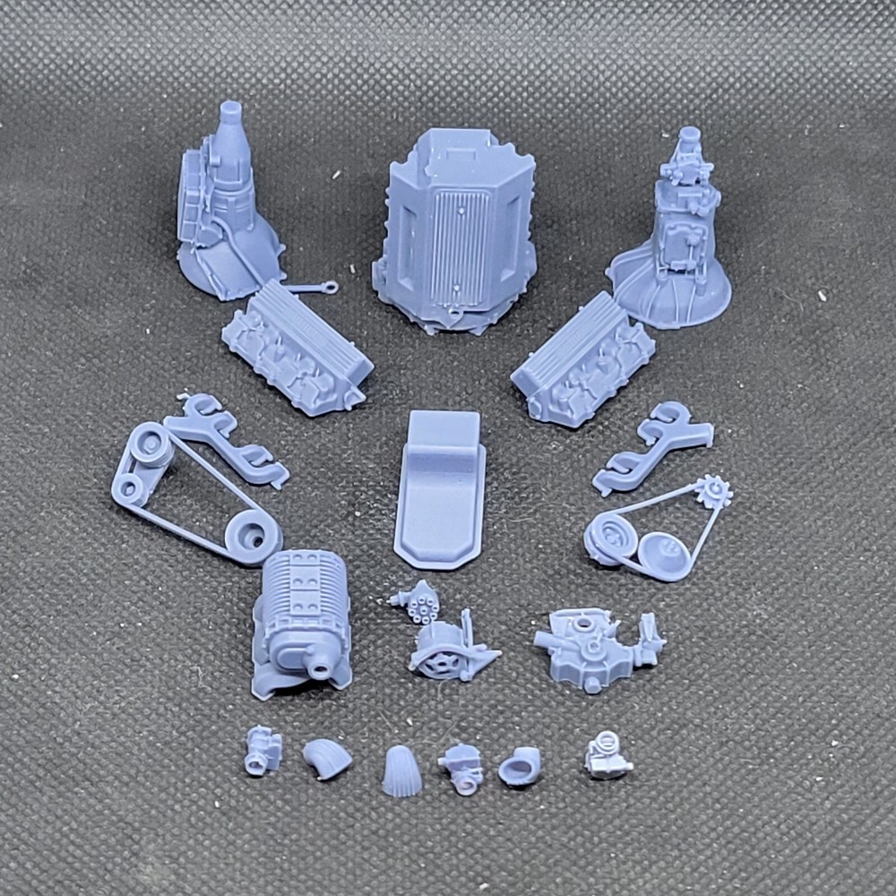 Blown Buick Nailhead model engine resin 3D printed 1:24-1:8 scale