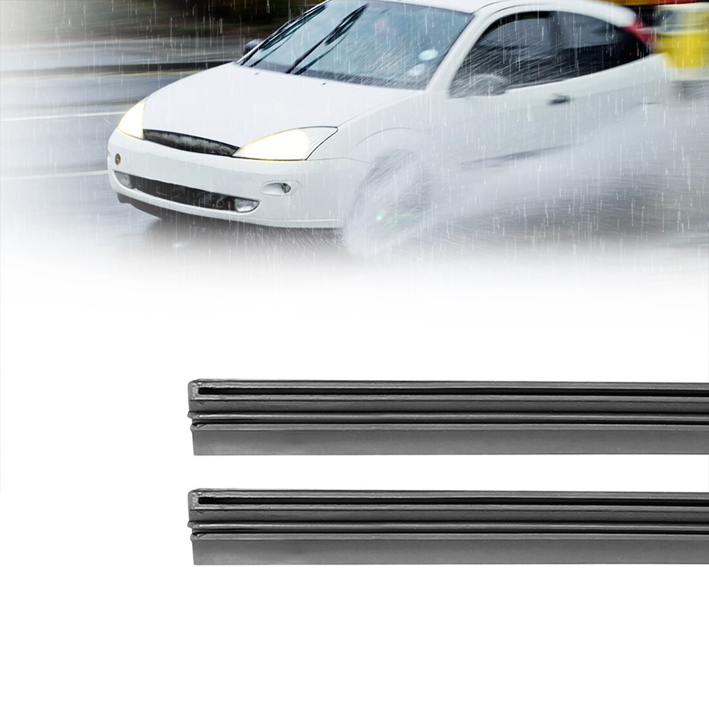 FOUR 450mm 650mm 17.5" 25.5" 3 Section Windshield Wiper Blade Refill Universal
