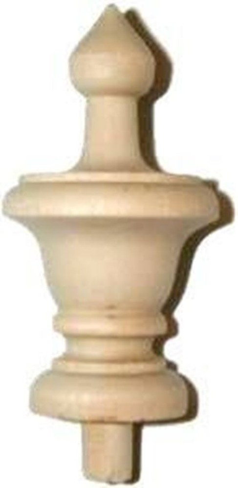 Turned Hardwood Finial