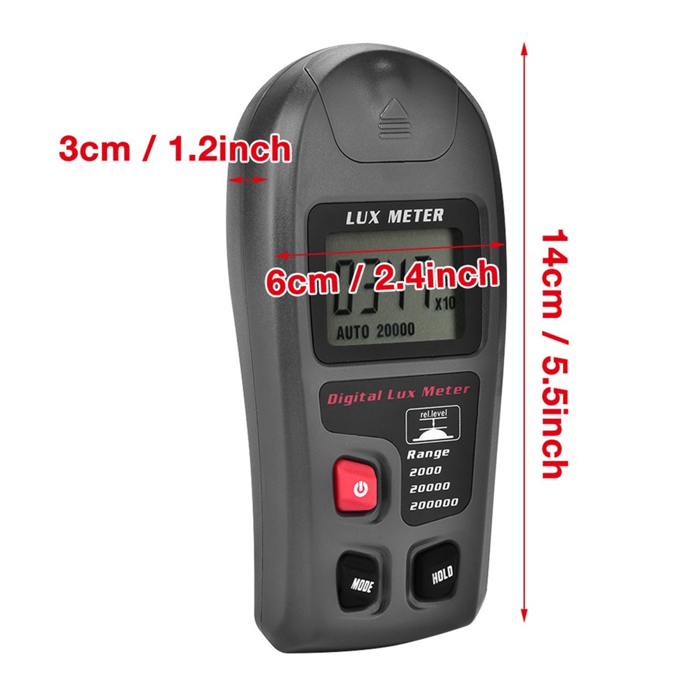 MT-30 Digital Luxmeter LCD Light Meter Environmental Testing Illuminometer