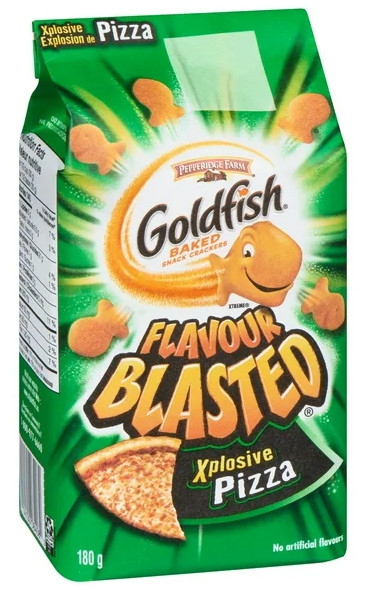 Goldfish Flavor Blasted Explosive Pizza Crackers, 180g (3 Pack)