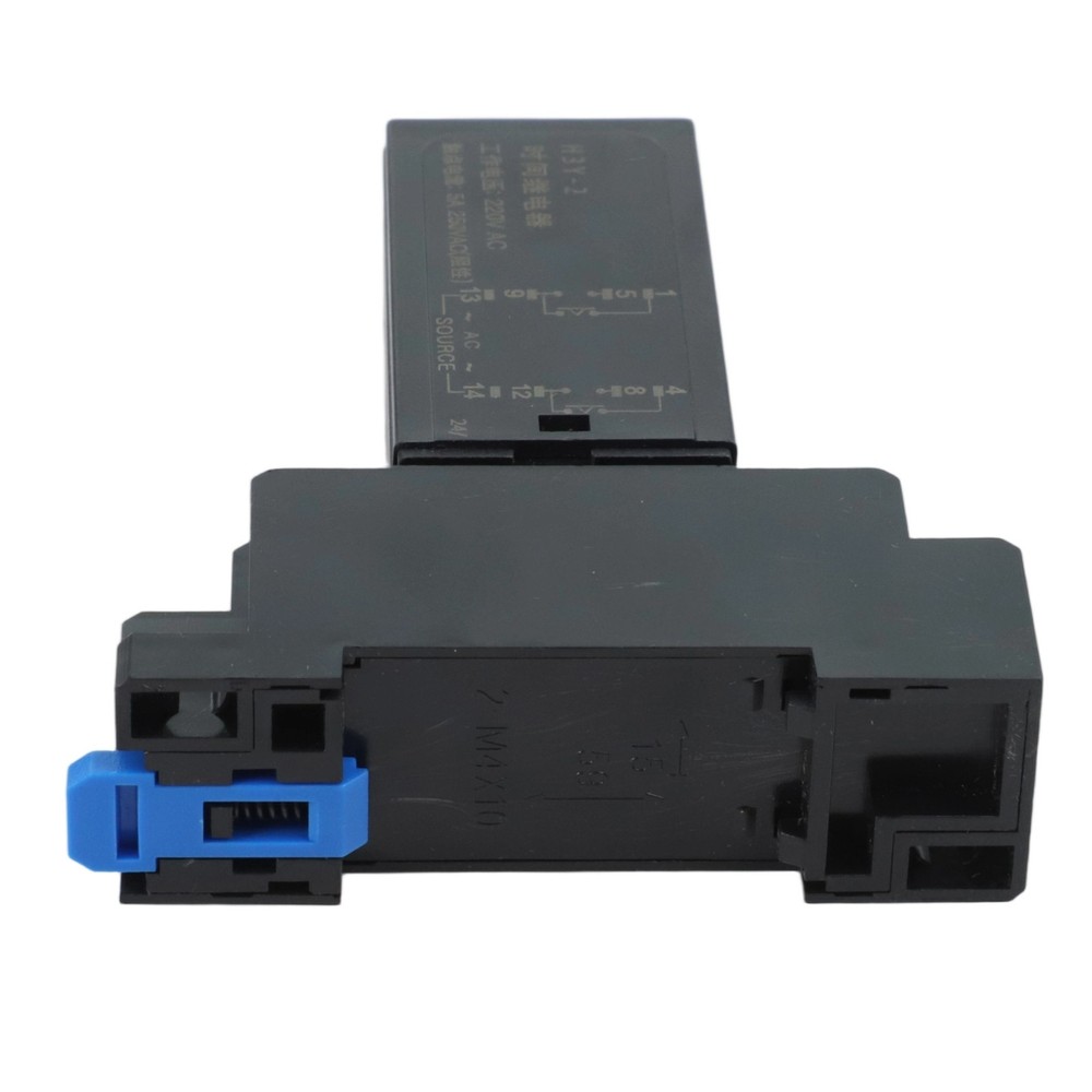 220V Digital Relay with Base for Cycle Time Control and Delay Function