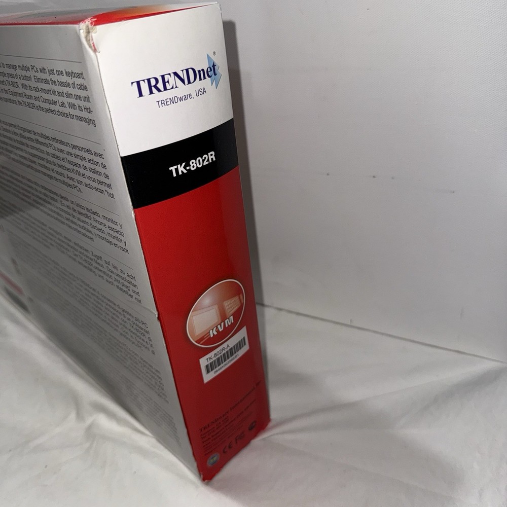 TRENDnet TK-803R 8-Port Rack Mount KVM Switch