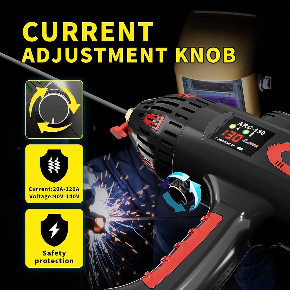 Welding Machine Handheld 110V 130Amp Portable ARC Hand Held Welder Machine