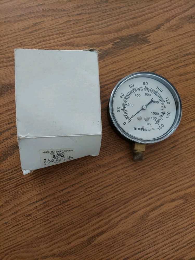 Marsh instrument J8052 Pressure Gauge