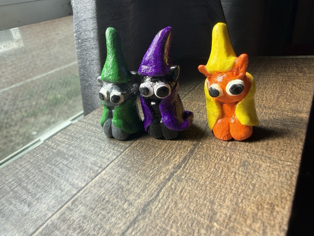 Handmade Wizard Cat Three Piece Set