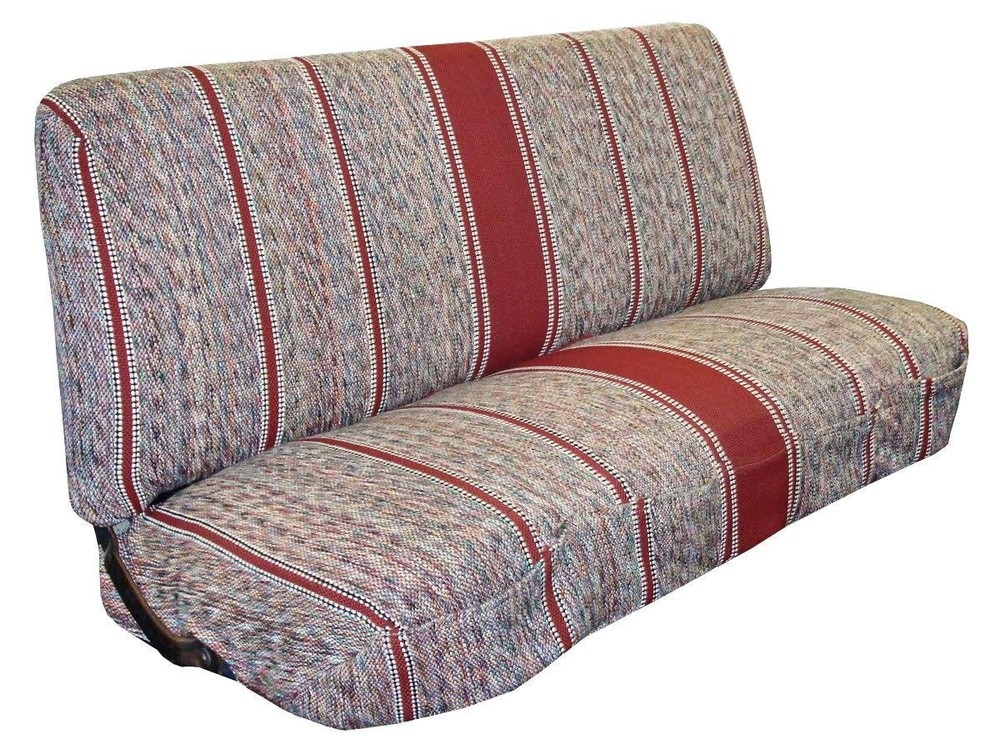 West Coast Auto Universal Baja Saddle Blanket Bench Full Size Size, Red