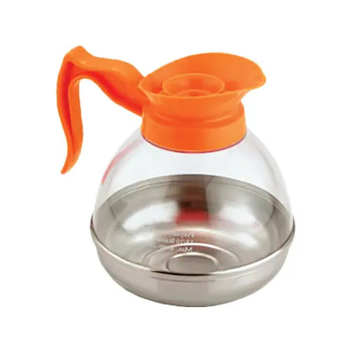 Thunder Group 64 oz Polycarbonate Coffee Decanter w/ Stainless Steel Base