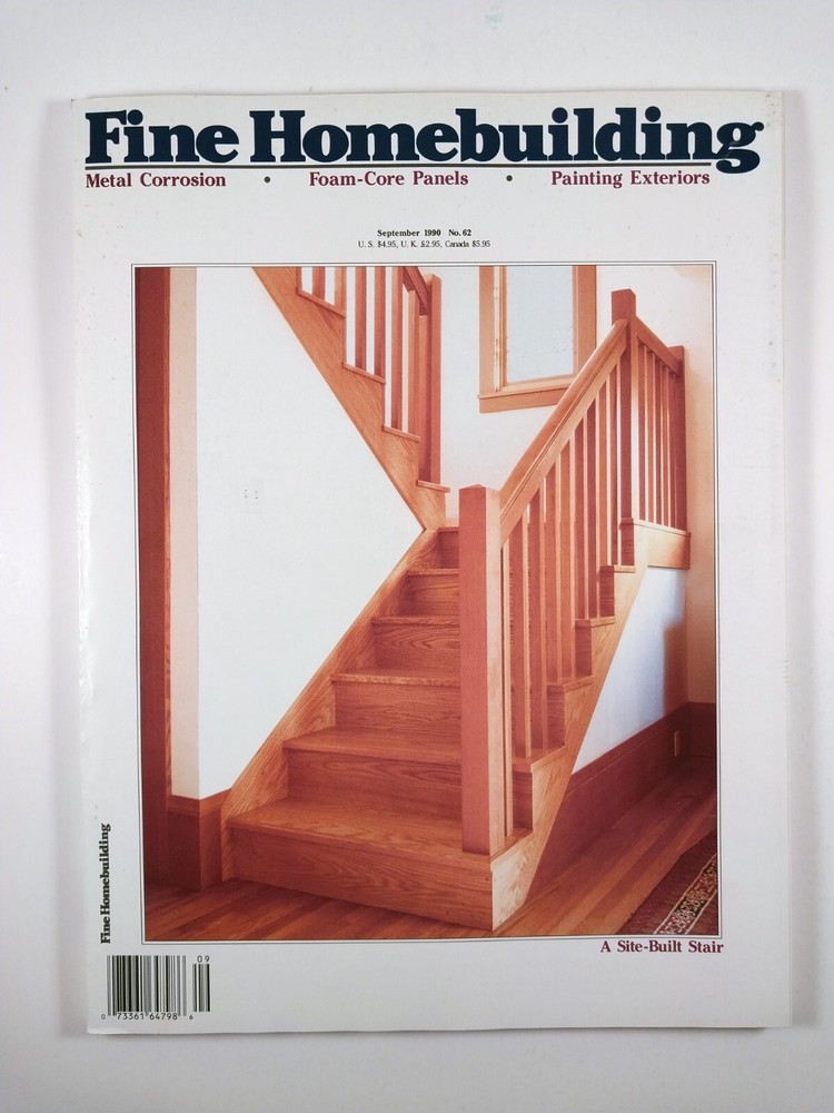 Fine Homebuilding Magazine - # No. 62 (September, 1990)