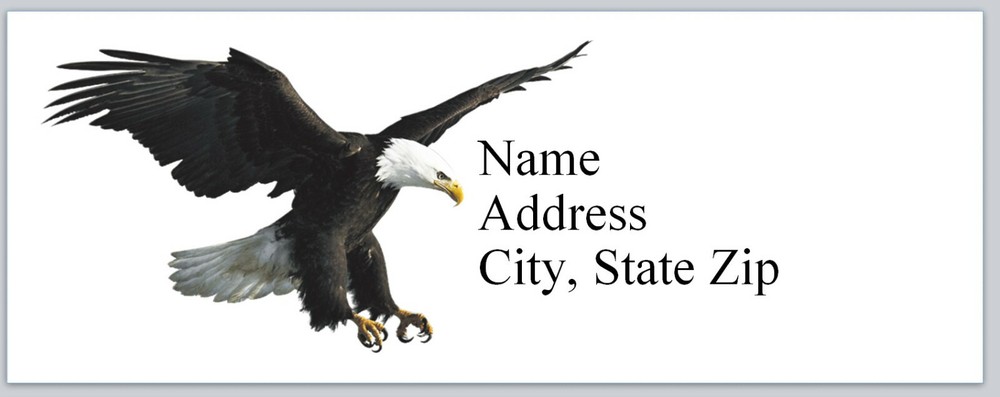 Personalized Address Labels Eagle  (bx 733)