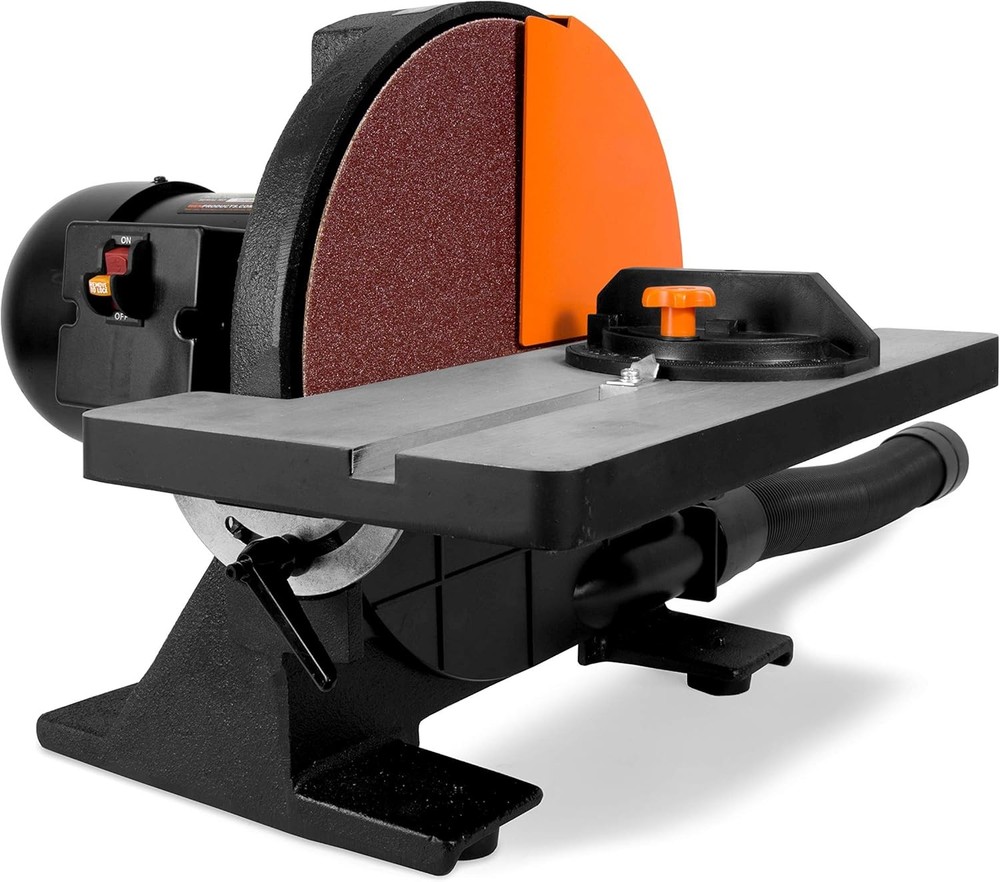 12in Benchtop Disc Sander WEN 65812 Dust Port