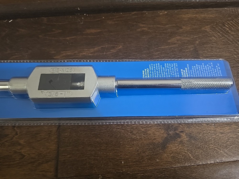 Century Drill & Tool 98512 Adjustable Tap Wrench, 3/8"- 1"