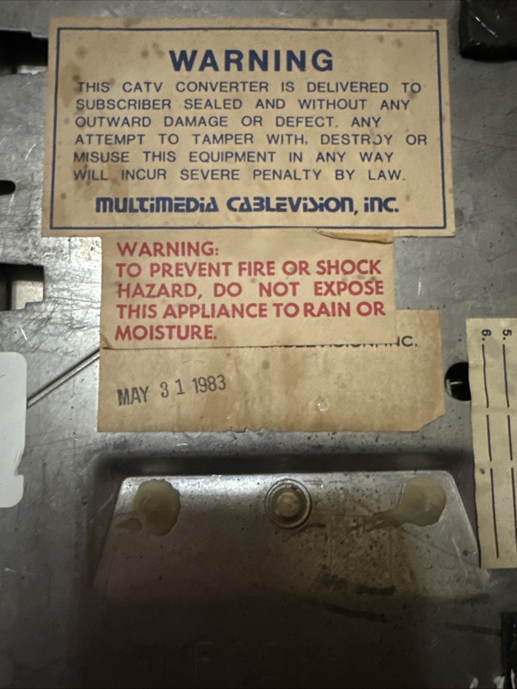 Oak Industries Inc. Vintage Multi-Code CATV Converter/Decoder