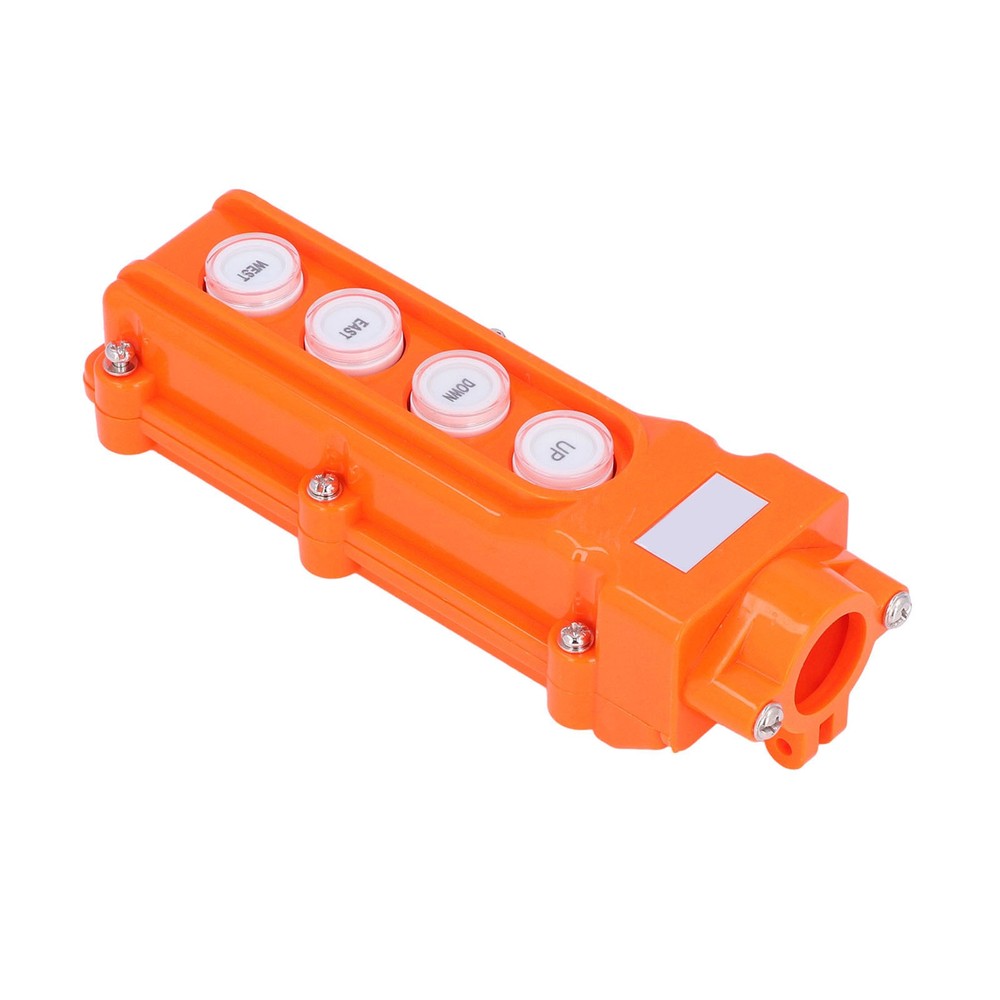 Crane Remote Control Hoist Switch Push Button Box Controller Rainproof New