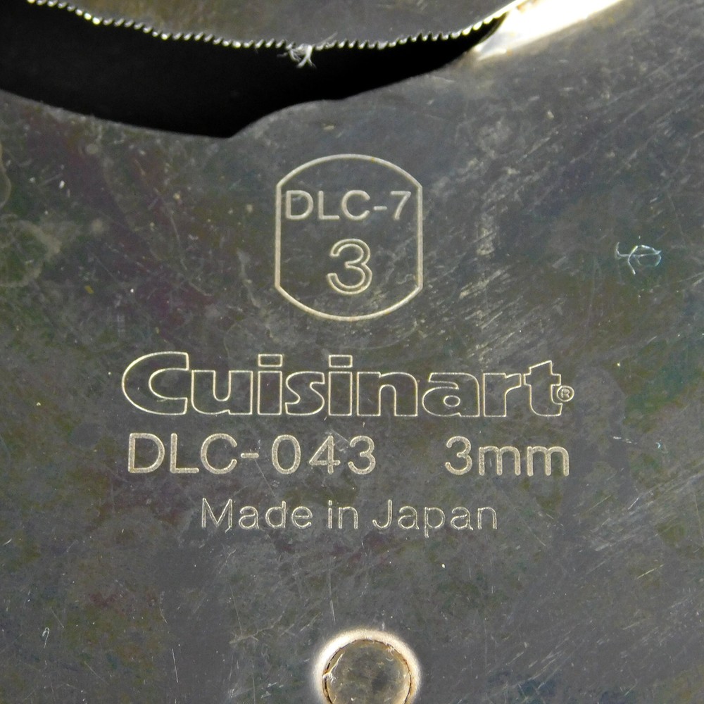 Cusinart DLC-043 DLC-7 3mm Slicing Disc Blade REPLACEMENT PART