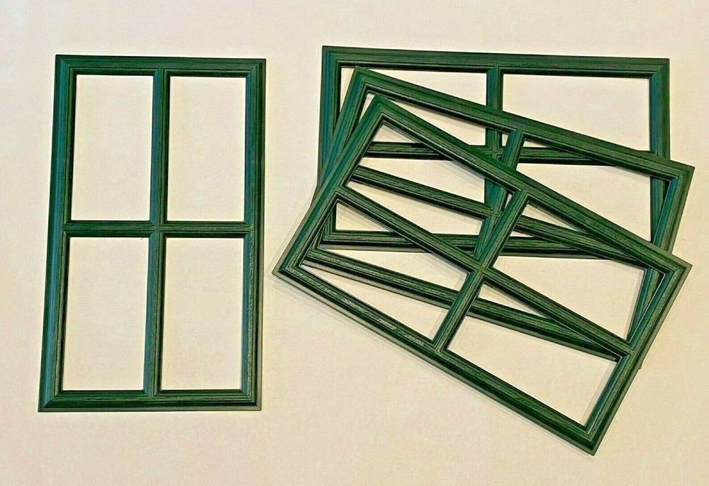 4 Amarr Stockton Short Panel Replacement Inserts for Amarr Garage Doors Green