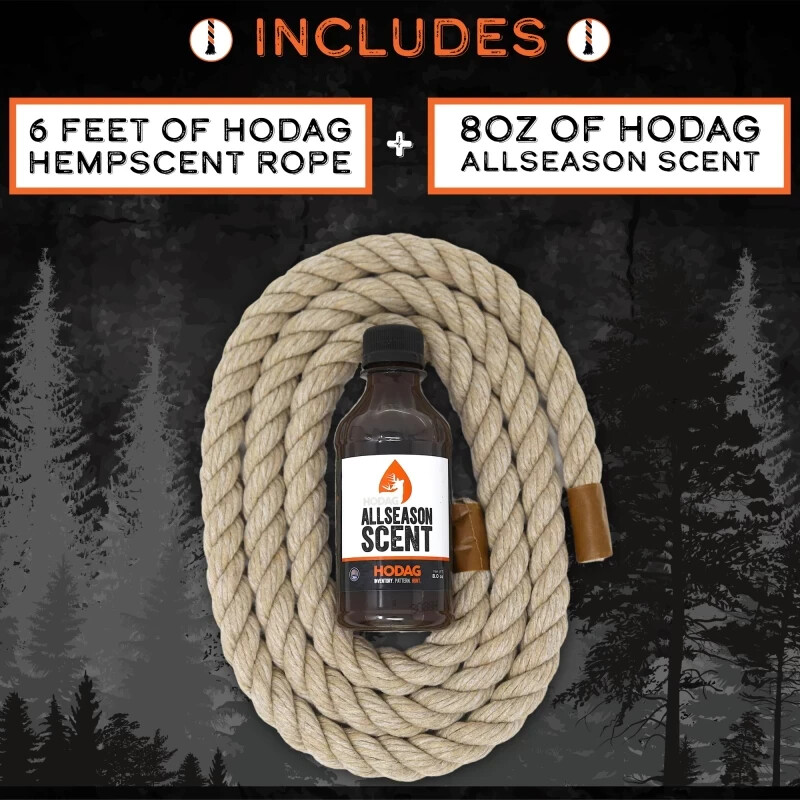 HODAG HEMPSCENT ROPE SYSTEM MULTIPLE SETUPS DEER LURE SETUP