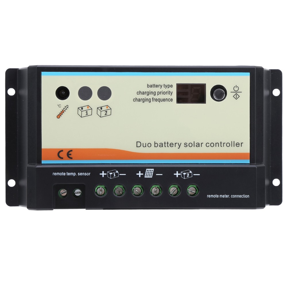 Solar Controller Plastic Battery RV Charging 8-Pin 12/24VDC(DB-20A) Part