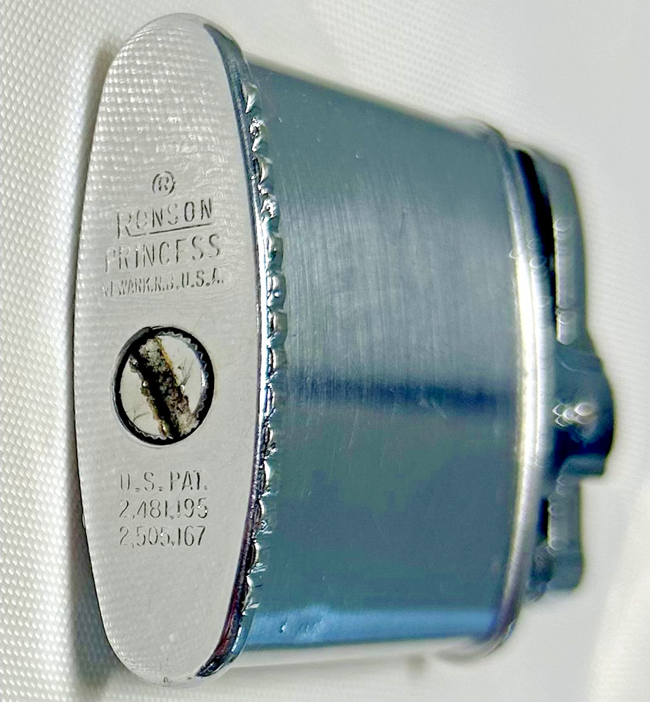 Vintage Ronson Princes Silver Lighter Pull & Twist Base Nice Vintage Lighter