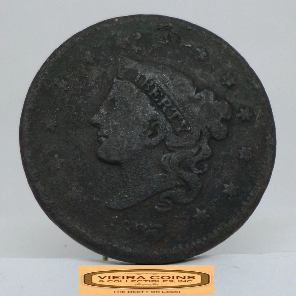 1837 Coronet Head Large Cent - #C55674NQ