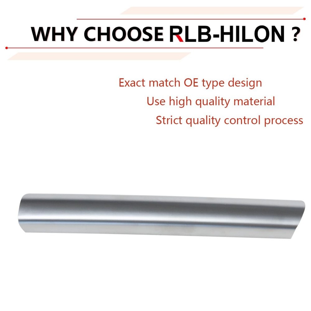 RLB-HILON Silver Left Interior Door Armrest Handle Trim Compatible
