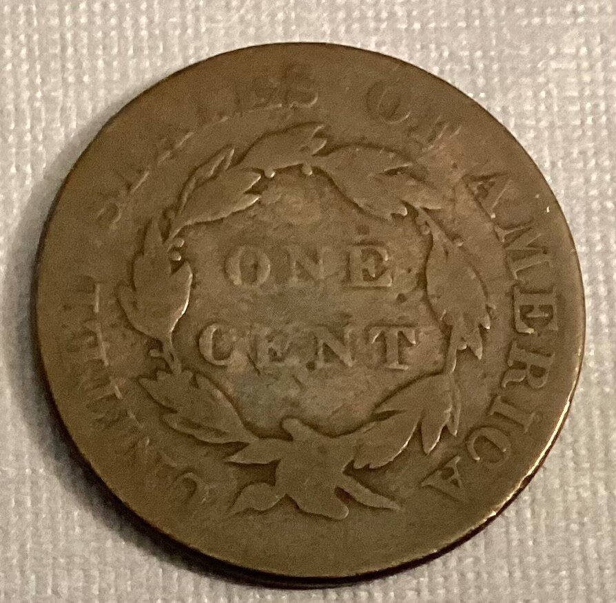 1822 US Large Cent cd -