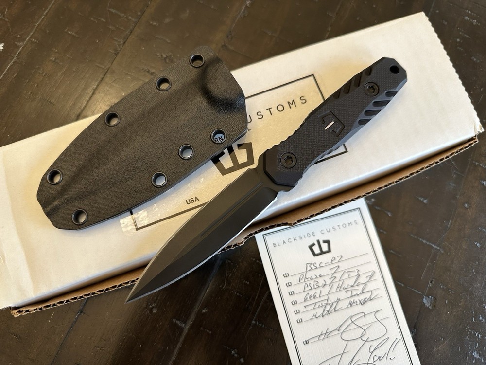 Blackside Customs Phase 7 PSB27 Black w/ Blue Tritium