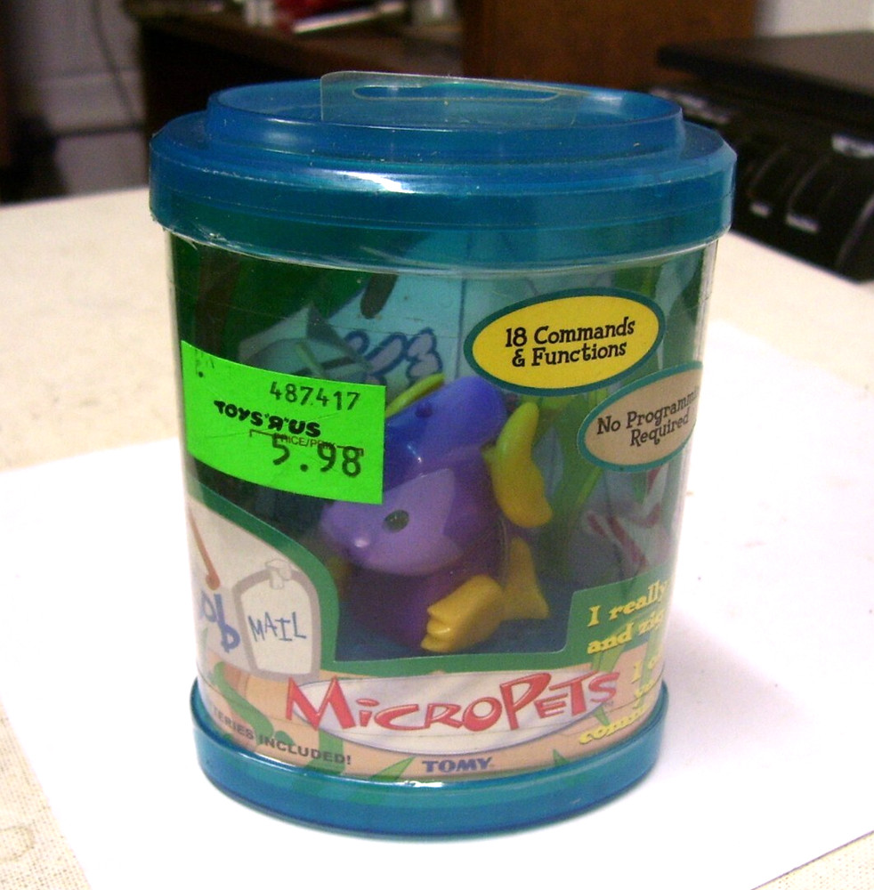 TOMY Micropets Bob Magic Voice Response 18 Commands NIP