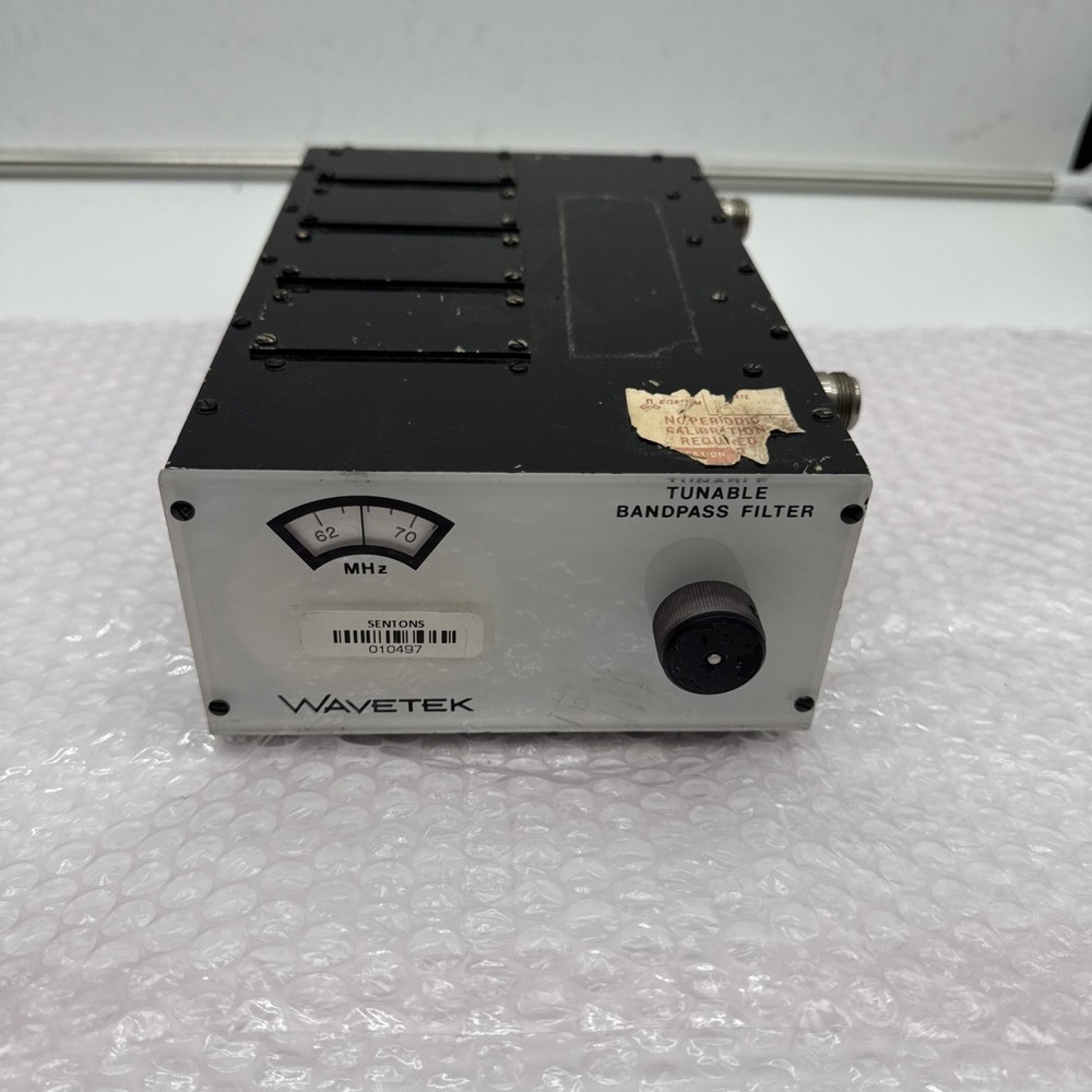 Wavetek 5202 Tunable Bandpass Filter