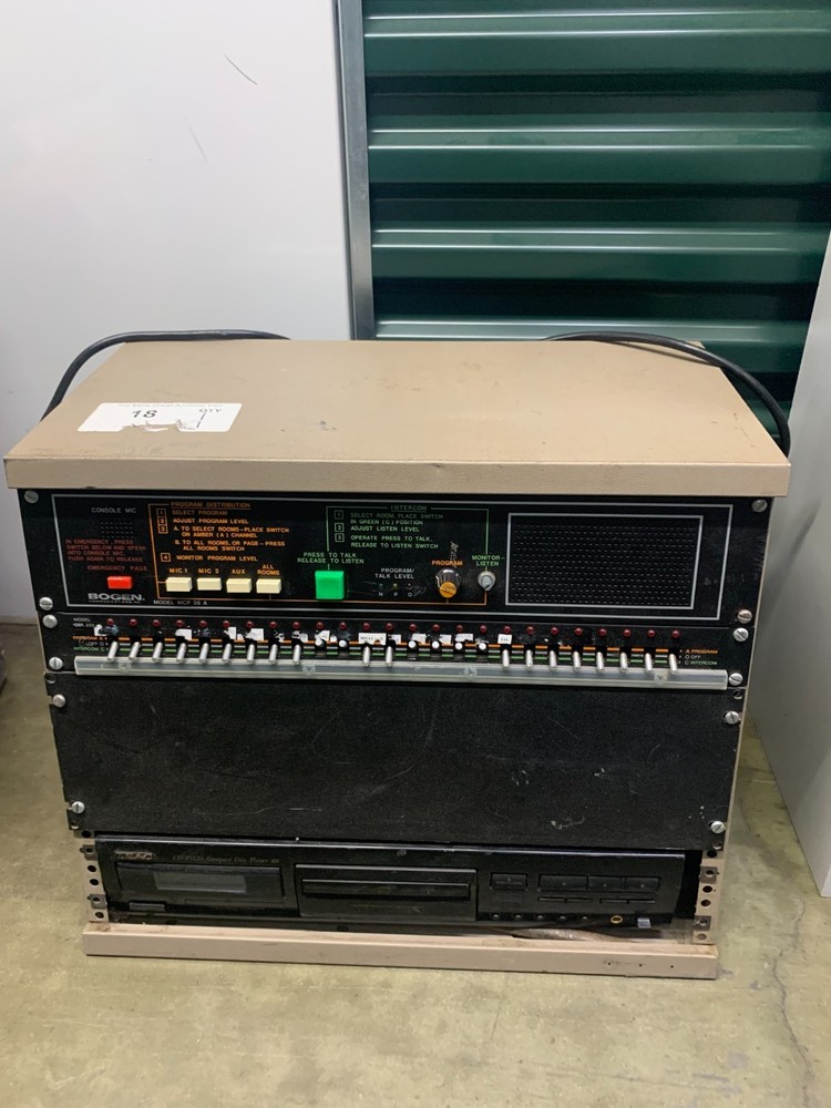 Bogen Model MCP35A Two-Way Communication Master Control Panel
