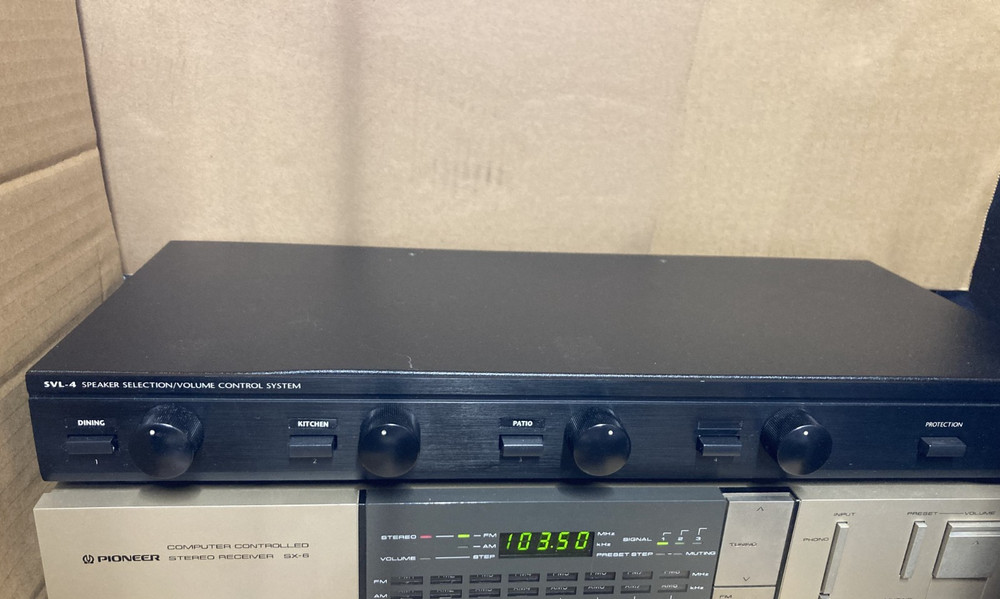 Niles Audio SVL-4 Speaker Channel Selection/volume Control System Tested Works