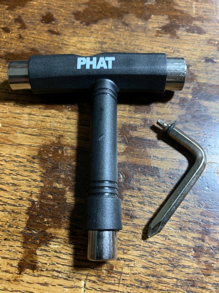 New Black PHAT All in One T Tool for Skateboard