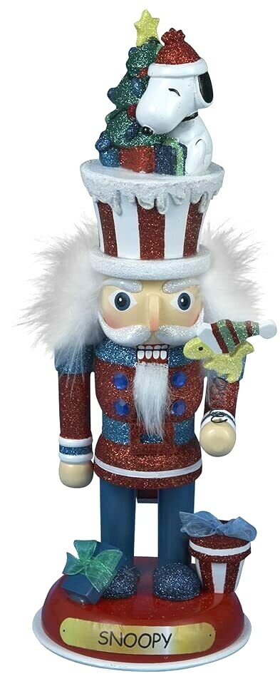 Kurt Adler Peanuts Snoopy Hollywood Nutcracker 12" NIB