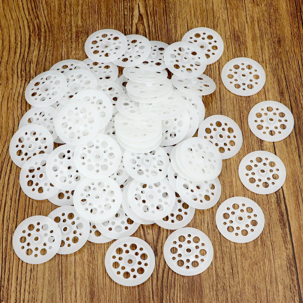 500 Pcs Plastic Washers, 45Mm Load Spreading Washers for Fixing and Supporting R