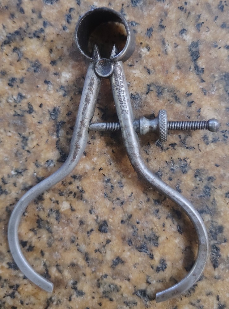 🗽VINTAGE MINI STARRETT 2" OD CALIPER