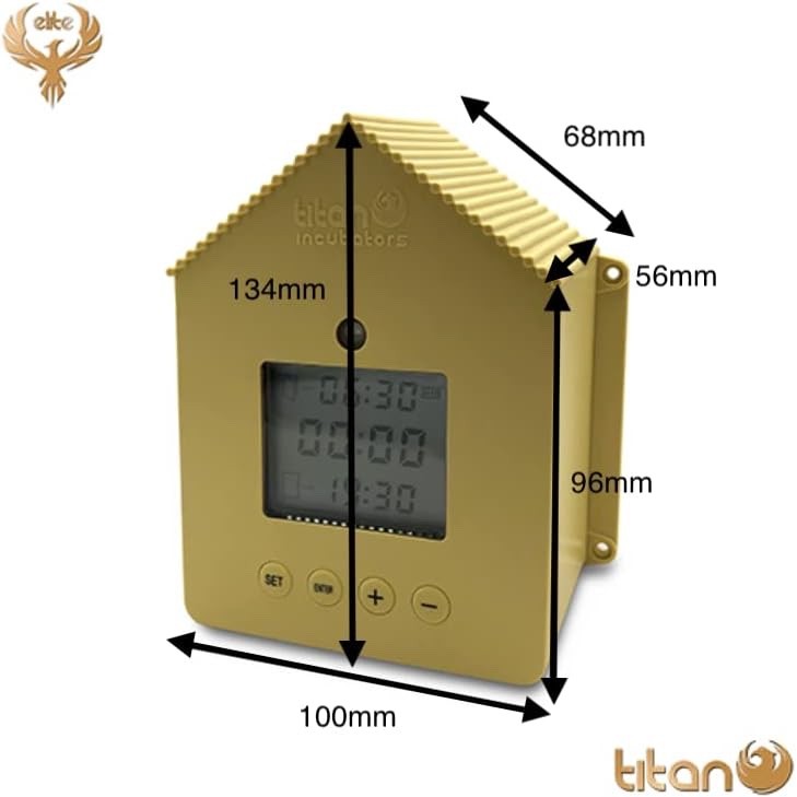 Automatic Chicken Door Opener with Light Sensor and Timer Settings - ELITE