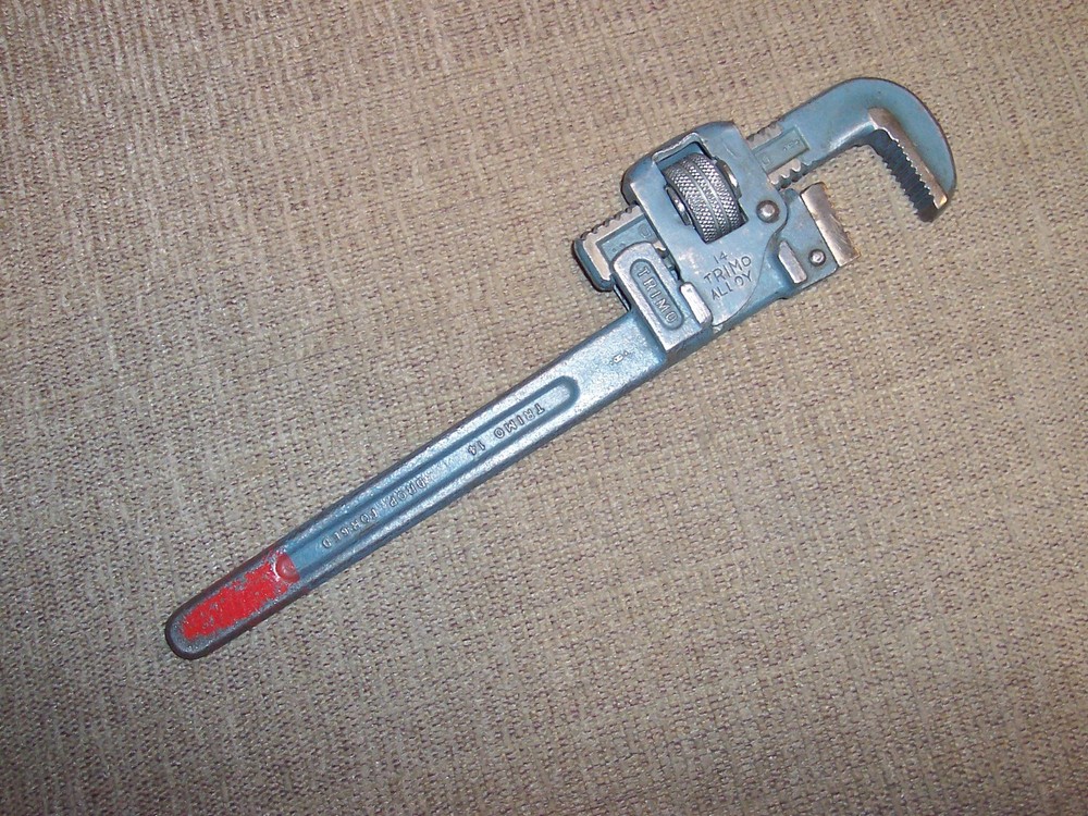 Trimo USA 14" Pipe Wrench Plumbing Pipe Fitting Workshop Tool