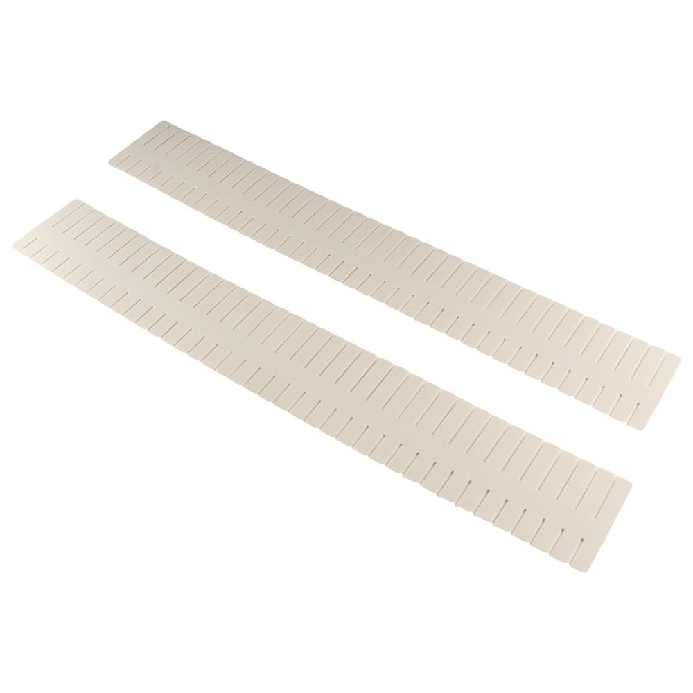 4Pcs Drawer Dividers, Adjustable Plastic Grid Drawer Partition Space-saving D...