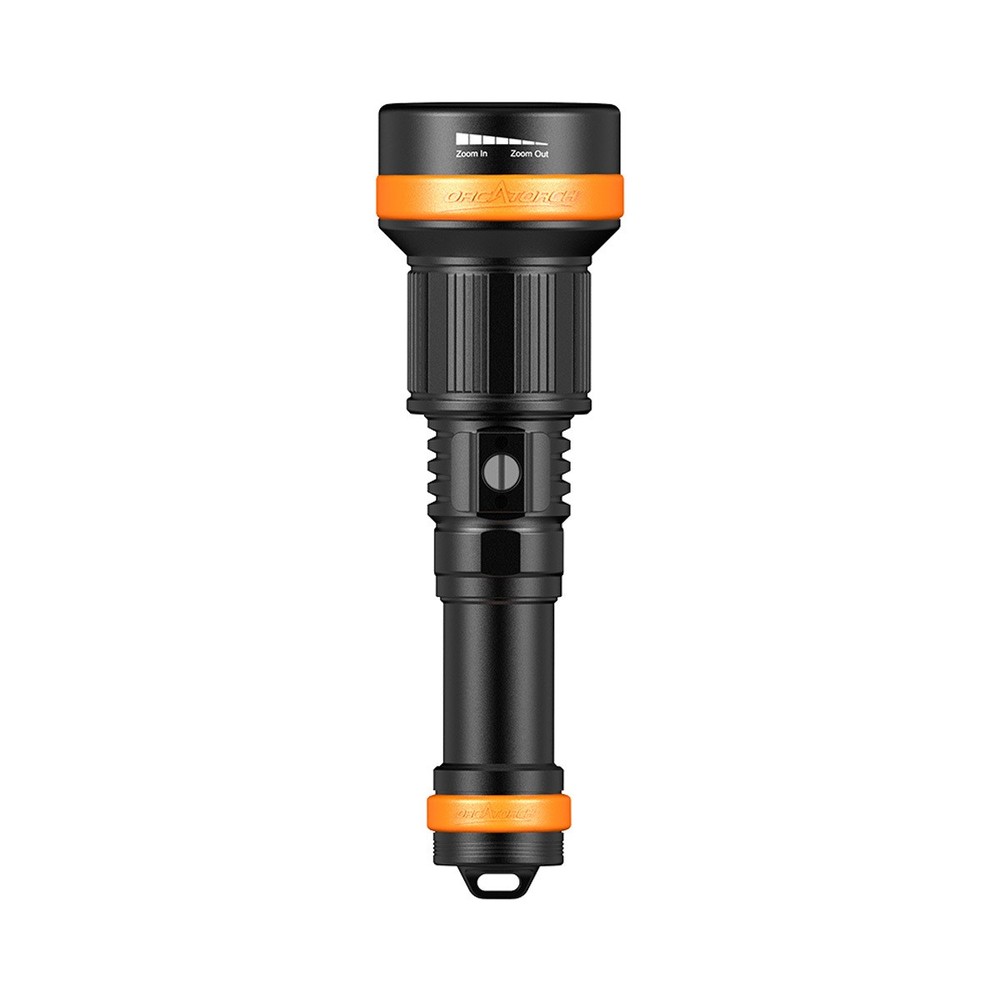 OrcaTorch ZD710 MK2 1500 Lumens Zoomable Dive Light