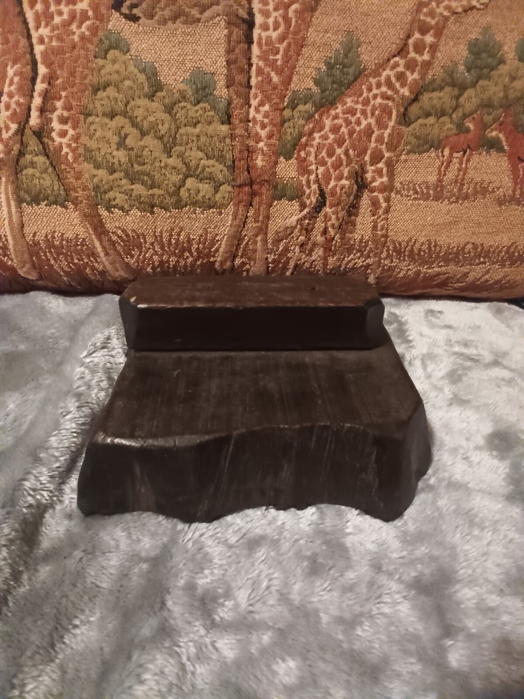 Old wood textile stamp,handsome decor piece.