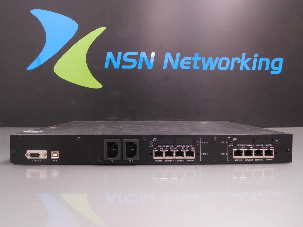 Shore Microsystems SM-2400 SM-2402 Multiport Bypass Switch w/ Rack Ears