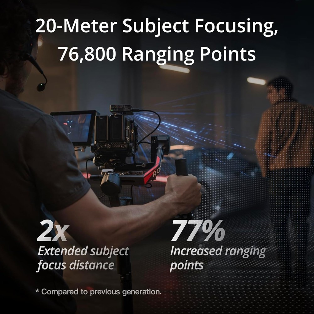 DJI Focus Pro Creator Combo AI-Recognition AMF Follow Focus Lens Control System