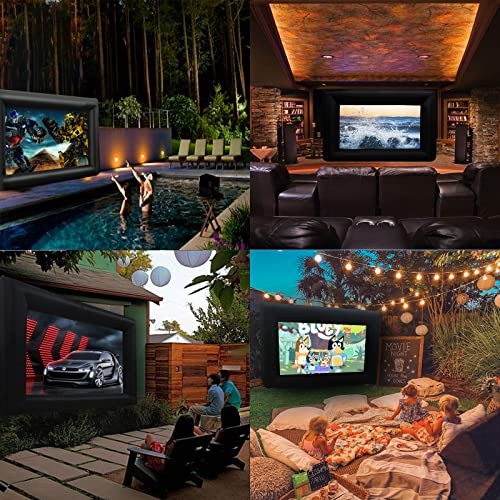 Inflatable Projector Screen, Outdoor Projector Screen, Front/Rear 16ft