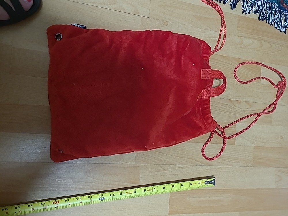 Vtg. Angry Bird Drawstring Back Pack