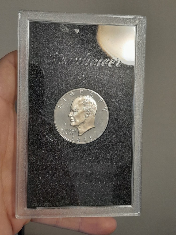 1971- S Proof Eisenhower Silver Dollar 40% Silver
